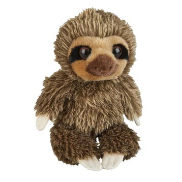 Pluche luiaard knuffel - 18 cm - wilde dieren - speelgoed, Verzenden, Nieuw