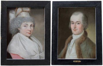 Anselm Wagner (1766-1806), attributed to - Pair of family