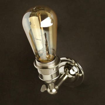 Wandlamp Kingston Nikkel E27, Nieuw