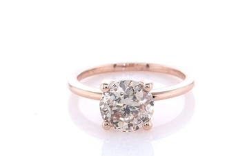 Ring - 14 karaat Roségoud - 1.50ct. tw. Diamant (Natuurlijk, Sieraden, Tassen en Uiterlijk, Ringen, Nieuw