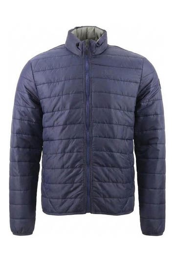 Napapijri Jas in maat S Blauw, Kleding | Heren, Verzenden, Zo goed als nieuw, Blauw, Napapijri
