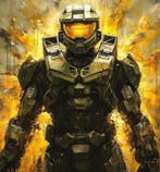 Canvas Fit - Alberto Ricardo - “Ascenso en Llamas”, Nieuw