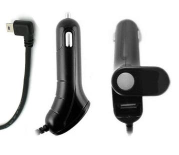 Mini USB - autolader - 1A + extra USB poort (3m kabel), Ophalen of Verzenden, Nieuw