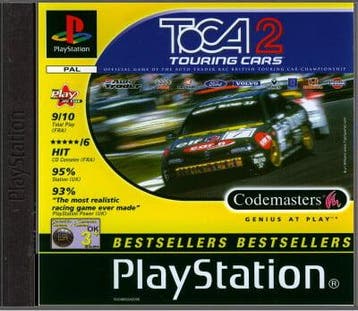 TOCA 2 Touring Cars (Bestsellers) [PS1], Spelcomputers en Games, Games | Sony PlayStation 1, Ophalen of Verzenden, Nieuw