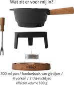2dekans | Boska Fondueset Pro S - Kaas fondue - voor 350, Ophalen of Verzenden, Zo goed als nieuw