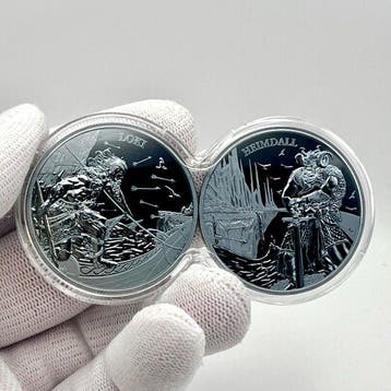 Duitsland. 5 Mark 2025 – Ragnarök Series – Loki & Heimdall –