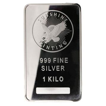 1 kilogram - Zilver .999 - 1 Kilo Sunshine Minting Silver