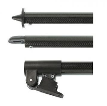 Campking Stormstok 25/22mm 170-260cm : CFRP, Ophalen of Verzenden, Nieuw