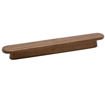 Greep Sandved Walnoot gelakt 160 mm, Verzenden, Nieuw