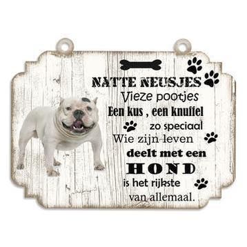 Honden Spreukenbordjes, Dieren en Toebehoren, Ophalen of Verzenden, Nieuw
