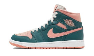 Air Jordan 1 Mid Dark Teal Green (W), Nieuw
