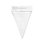Vlaggenlijn Glitter wit, Verzenden, Nieuw, Versiering, Verjaardag