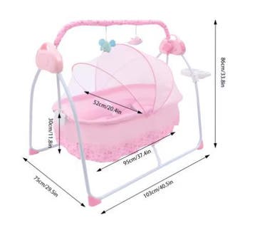 Automatische Elektrische Babywieg met Muziek en Afstandsbedi, Kinderen en Baby's, Babywiegjes en Ledikanten, Verzenden, Nieuw