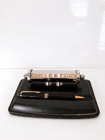 Eeuwigdurende kalender - 1950s Perpetual Desk Calendar –