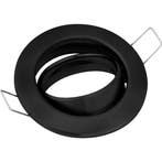 GU10 Inbouwspot Set - Mat Zwart - Inbouw Rond - Kantelbaar -, Metaal of Aluminium, Nieuw, Ophalen of Verzenden, Led