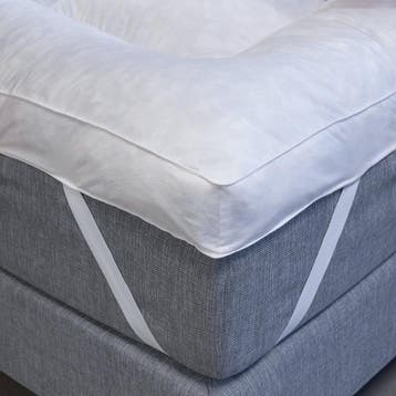 Dikke Dons Topper-matras Fabiola, ervaar de luxe en comfort., Huis en Inrichting, Slaapkamer | Beddengoed, Wit, Overige typen