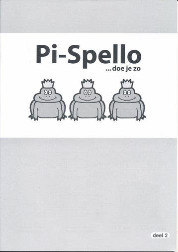 Pi-Spello werkschrift roze deel 2 (per stuk), Verzenden, Nieuw