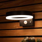 Brendz solar wandlamp Malabo | Warm wit licht, Zonne-energie, Verzenden, Minder dan 50 watt, Wandlamp