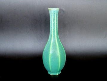 Vaas - Meesterwerk van Japanse Kyoto-aardewerk,, Antiek en Kunst