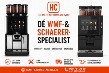 Dé WMF- & Schaerer-specialist | Verkoop, Revisie & Onderhoud, Witgoed en Apparatuur, Koffiezetapparaten, Ophalen, 10 kopjes of meer