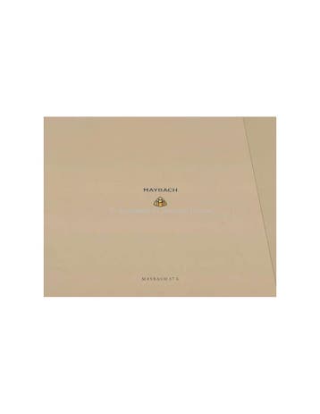 2006 MAYBACH 57 S HARDCOVER BROCHURE ENGELS, Boeken, Nieuw, Author