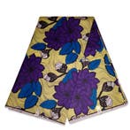 Afrikaanse stof - Flowers - Polycotton, Hobby en Vrije tijd, Stoffen en Lappen, Ophalen of Verzenden, Nieuw