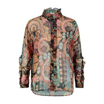 Frogbox • blouse met paisley motief • 36, Princess goes Hollywood, Verzenden, Nieuw, Maat 36 (S)