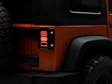Raxiom 07-18 Jeep Wrangler JK LED Tail Lights- Black Housing, Ophalen of Verzenden, Nieuw