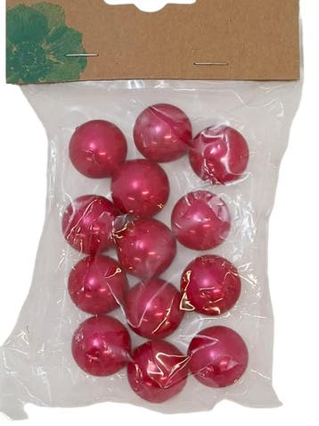 Parel, rijgparels 20 mm 50 gr 85-0088-044 Rood, Ophalen of Verzenden, Nieuw