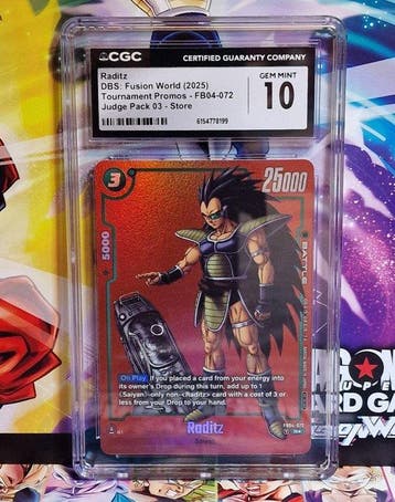 Bandai Graded card - Dragon Ball - Raditz FB04-072 R* -, Verzamelen, Nieuw