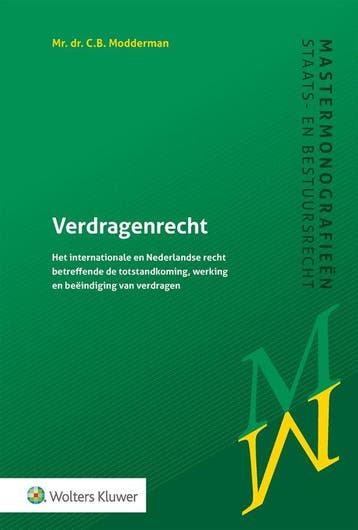 9789013151510 Verdragenrecht C.B. Modderman, Boeken, Verzenden, Nieuw, C.B. Modderman