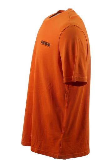 Napapijri T-shirt in maat L Oranje, Kleding | Heren, Verzenden, Zo goed als nieuw, Overige kleuren, Napapijri
