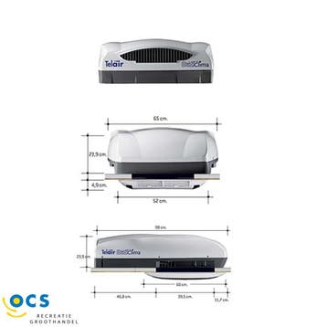 Telair Airco DualClima 12500H Wit, Ophalen of Verzenden, Nieuw