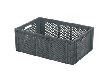 Stapelkrat - 600 x 400 x H 223 mm - geheel geperforeerd -, Ophalen of Verzenden, Nieuw
