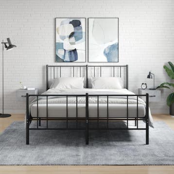 vidaXL Nachtkastjes 2 st wandgemonteerd 35x35x20 cm, Huis en Inrichting, Verzenden, Nieuw