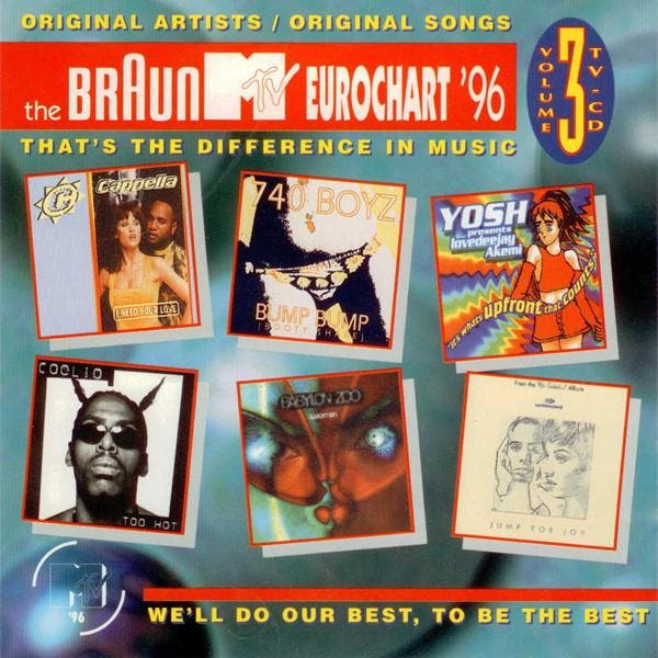 cd - Various - The Braun MTV Eurochart 96 - Volume 3, Cd's en Dvd's, Cd's | Overige Cd's, Zo goed als nieuw, Verzenden