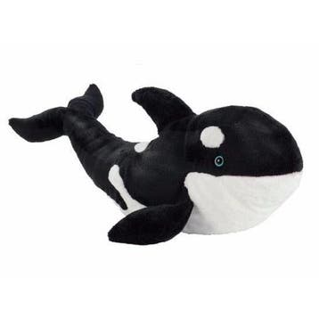 Heunec orka knuffel - pluche - 50 cm - walvis - zeedieren, Verzenden, Nieuw