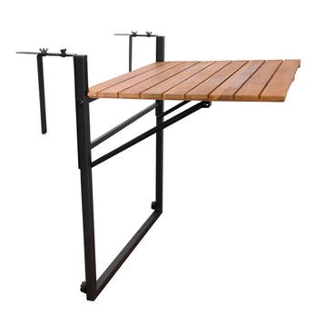 Balkontafel Bono Uitklapbaar Acaciahout 57 x 43 x 60 cm, Verzenden, Nieuw, Hout