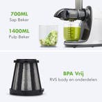 2dekans | KitchenBrothers Slowjuicer - Groenten en Fruitpers, Ophalen of Verzenden, Zo goed als nieuw