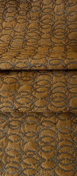 Prachtige jacquardstof in Art Deco-stijl met een compacte en