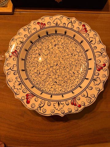 Mehmet Gursoy iznik bord - Mehmet Gursoy - Bord - Keramiek -