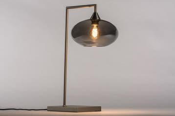 Rietveld Tafellampen - Grijs, Staalgrijs - Glas, Staal, Meta, Verzenden, Nieuw