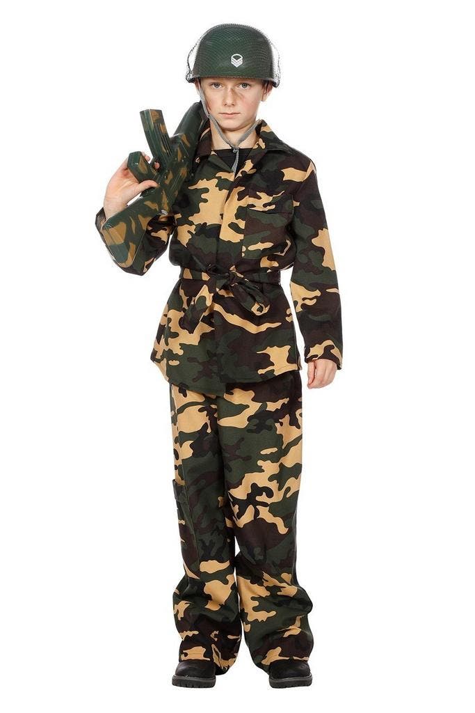 Leger verkleedkleding kind, Kleding | Heren, Carnavalskleding en Feestkleding, Nieuw, Ophalen of Verzenden
