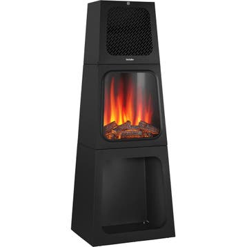 Elektrische haard Soleil, 2 warmtestanden, thermostaat, 3D v
