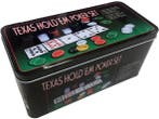 Texas holdem Poker Set | Van der Meulen - Kaartspellen, Hobby en Vrije tijd, Gezelschapsspellen | Kaartspellen, Verzenden, Nieuw