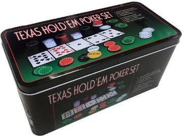 Texas holdem Poker Set | Van der Meulen - Kaartspellen, Hobby en Vrije tijd, Gezelschapsspellen | Kaartspellen, Verzenden, Nieuw