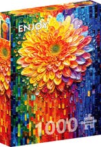 Floral Mosaic Puzzel (1000 stukjes) | Enjoy Puzzle - Puzzels, Verzenden, Nieuw