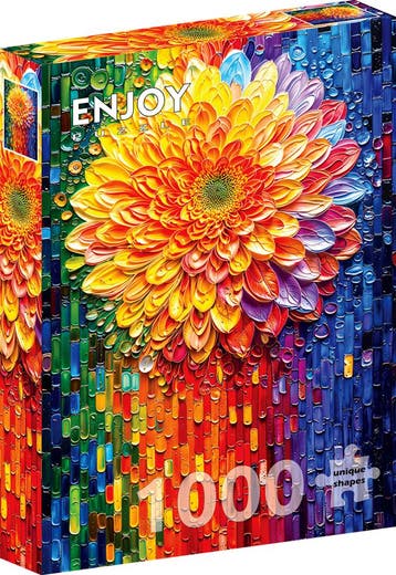 Floral Mosaic Puzzel (1000 stukjes) | Enjoy Puzzle - Puzzels, Verzenden, Nieuw