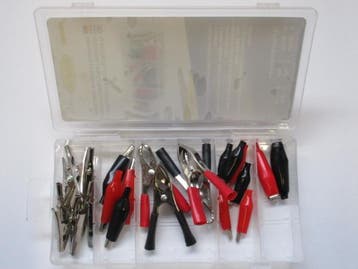 Veiling - Assortiment Krokodillenklemmen 24-delig), Nieuw