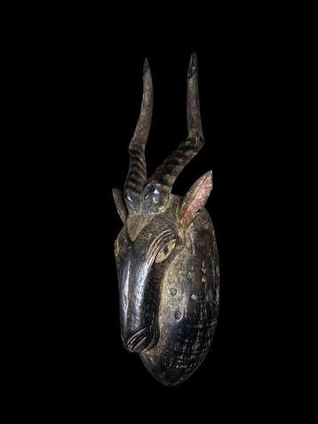 Masker - zoomorfe antiloopmasker - Guro - Ivoorkust (Zonder